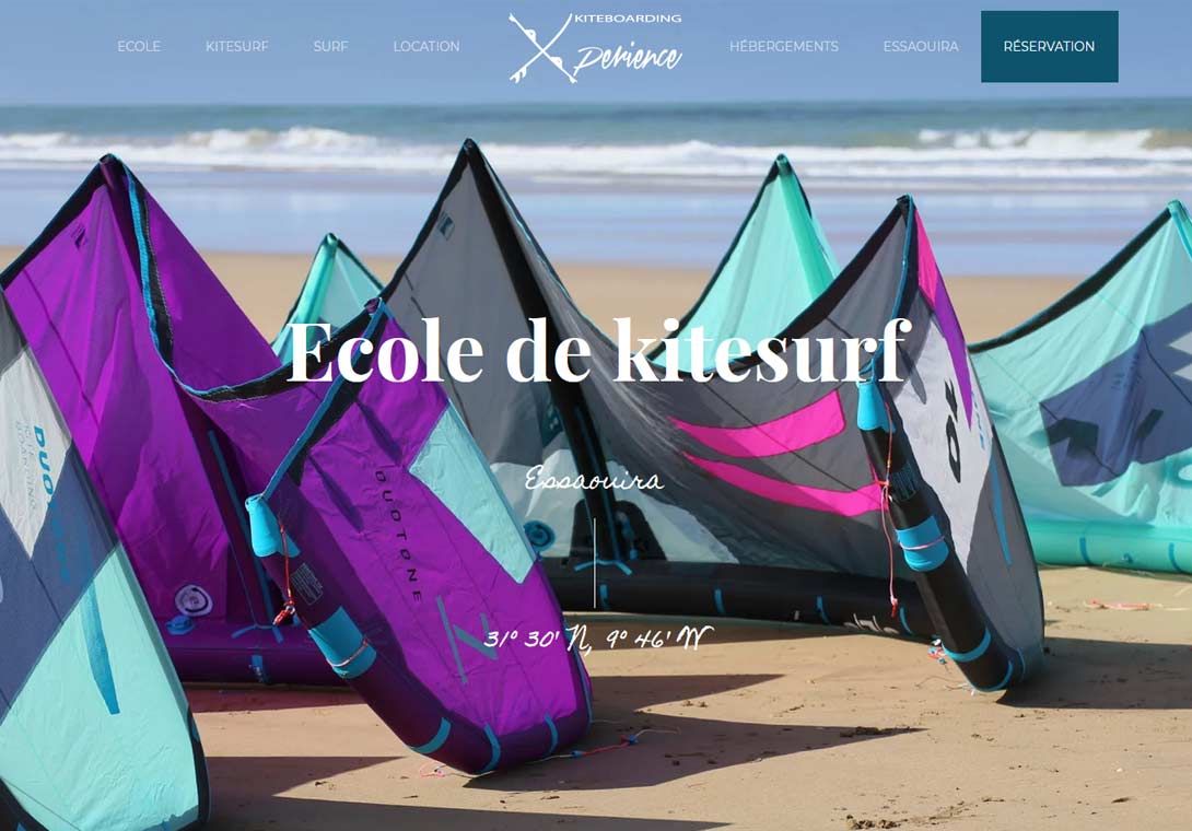 Bandeau site Internet Kiteboarding Xperience